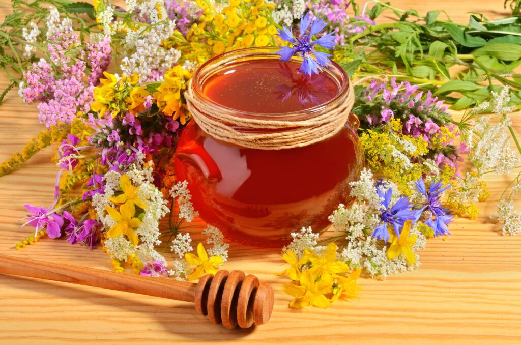 Low price organic multi flower honey